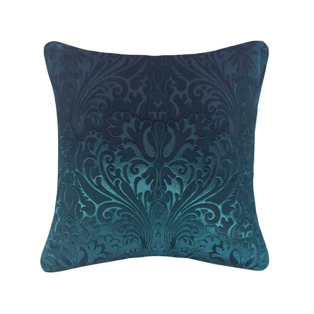 NWT 20"x20" Edie@Home Oversize Embossed Panne Velvet Square Throw Pillow